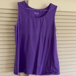 Purple tank top size small